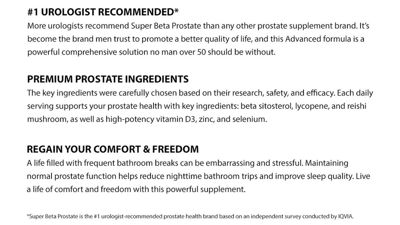 Super Beta Prostate P3 Advanced Review